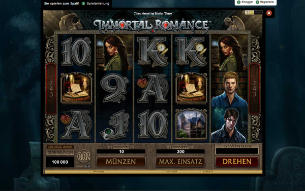 Mr Green Casino - Imortal Romance Slot Mr Green Casino - Imortal Romance Slot
