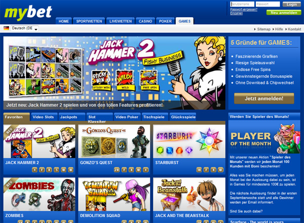 MyBet Casino - Games MyBet Casino - Games