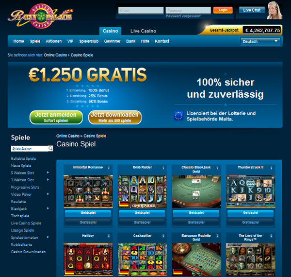Roxy Palace - Casino Spiele Roxy Palace - Casino Spiele