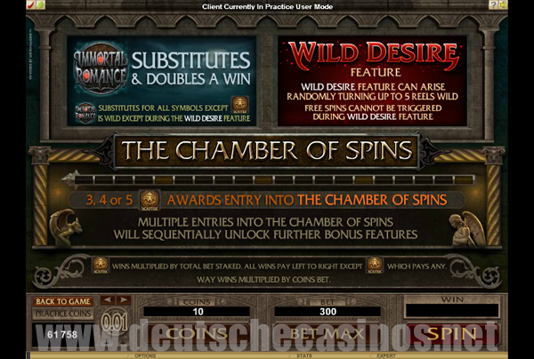 Immortal Romance Slot - Chamber of Spins Immortal Romance Slot - Chamber of Spins