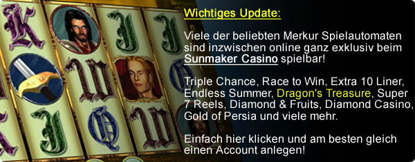 Dragons Treasure jetzt online spielbar! Dragons Treasure jetzt online spielbar!